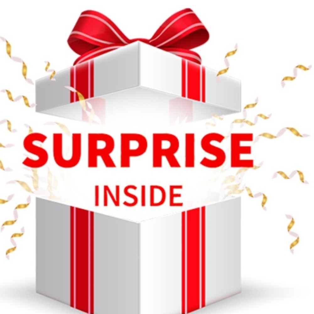 Red and White Gift Box with Surprise Inside